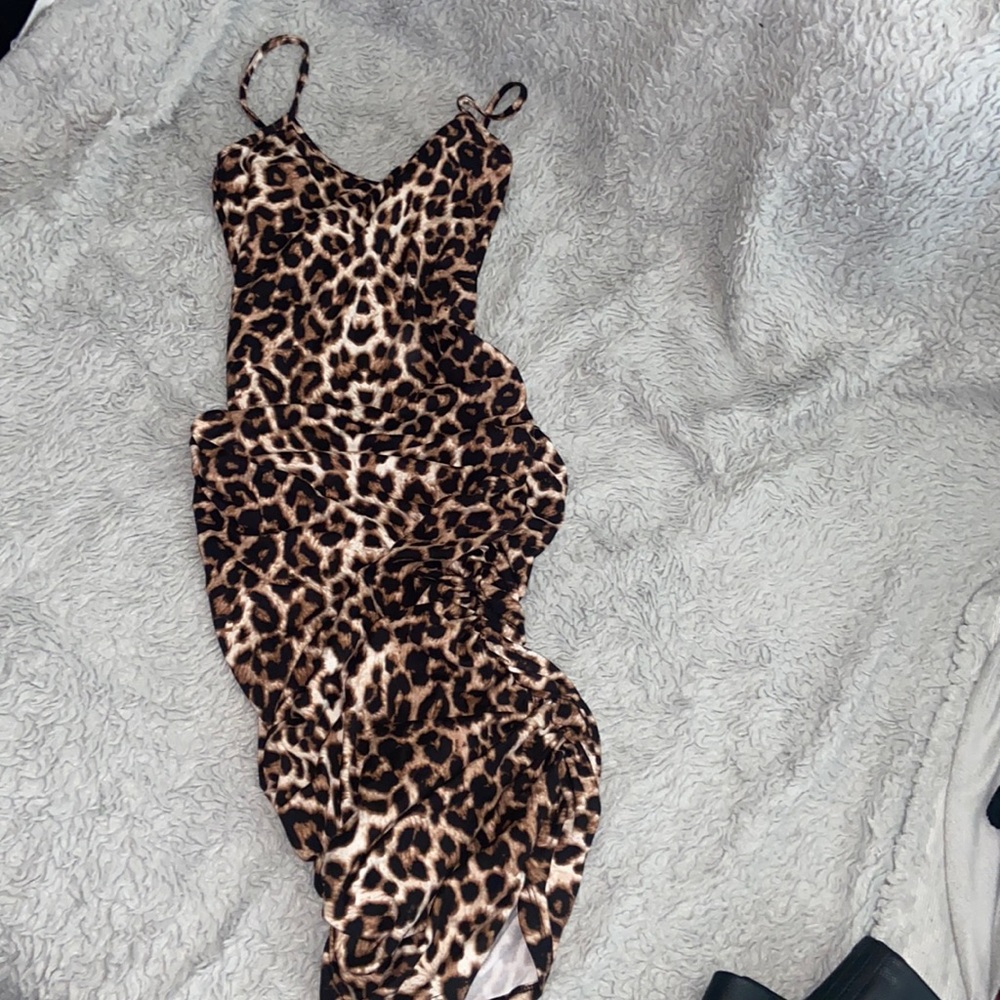 Leopard mini dress